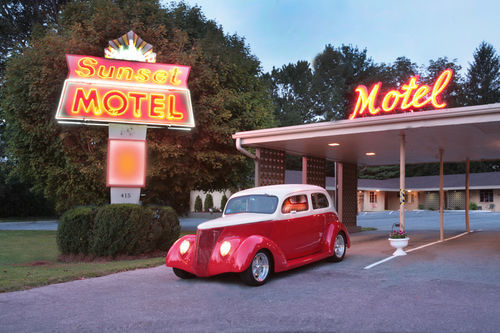 The Sunset Motel Brevard Eksteriør bilde