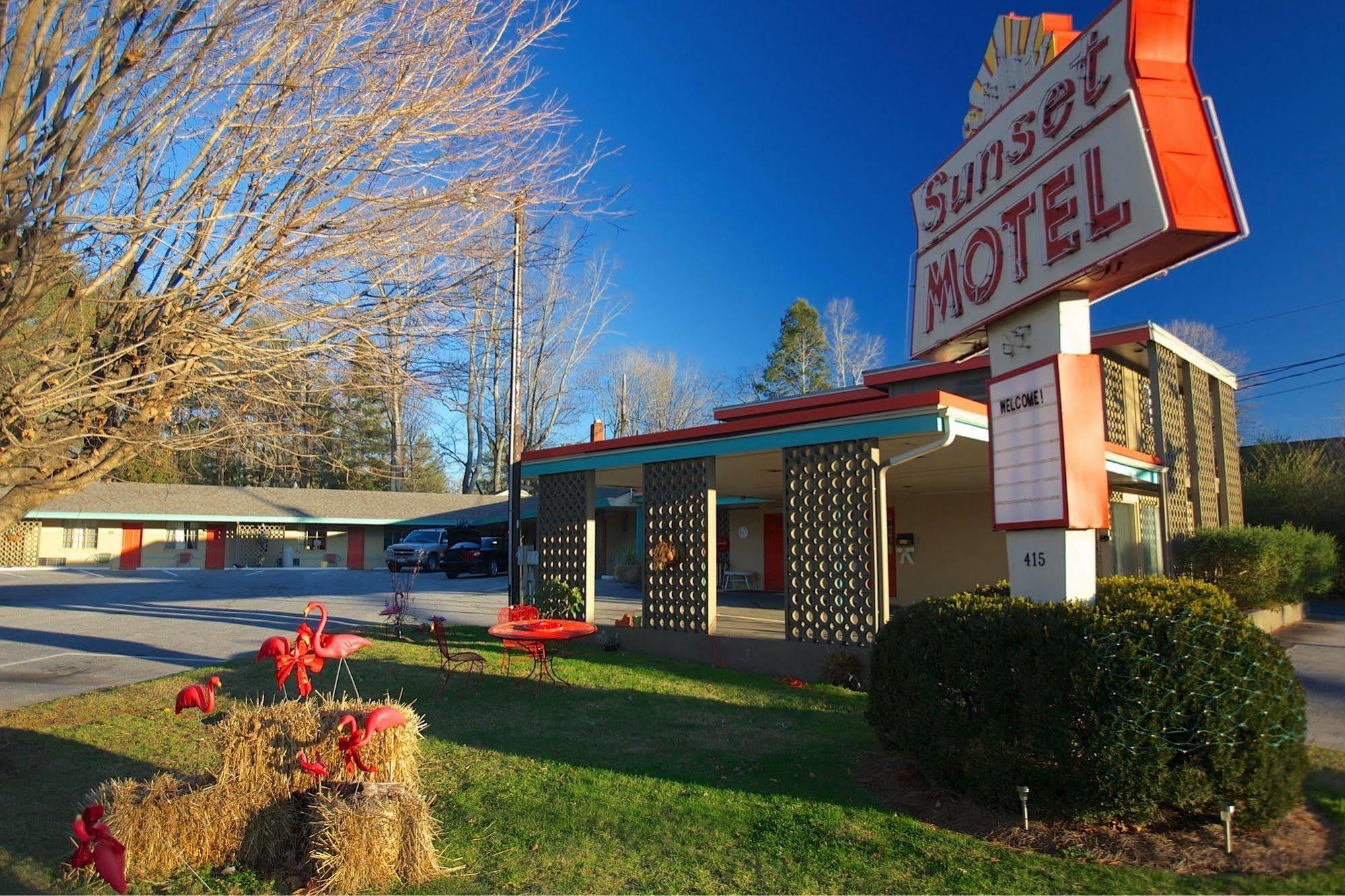 The Sunset Motel Brevard Eksteriør bilde