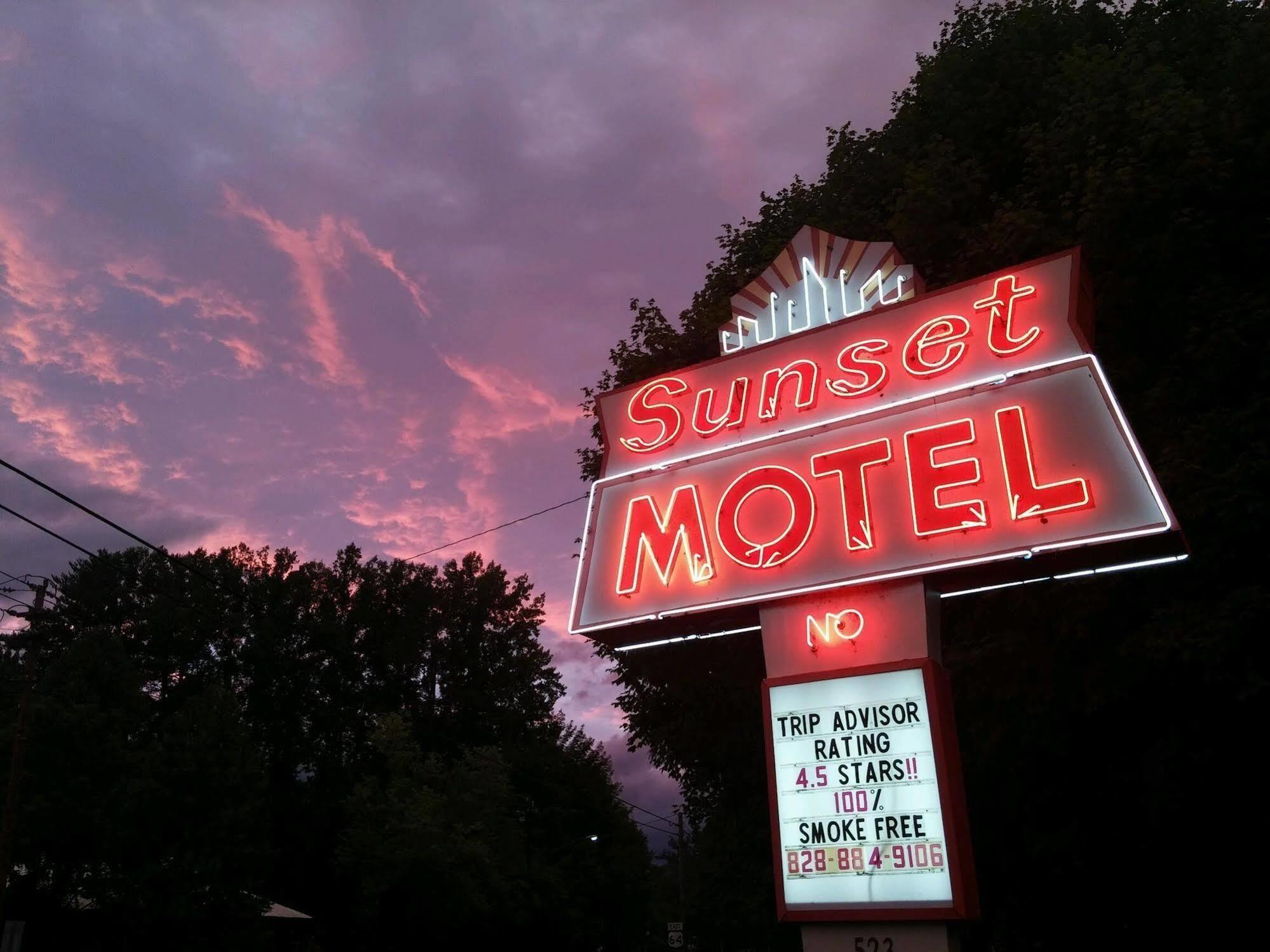 The Sunset Motel Brevard Eksteriør bilde